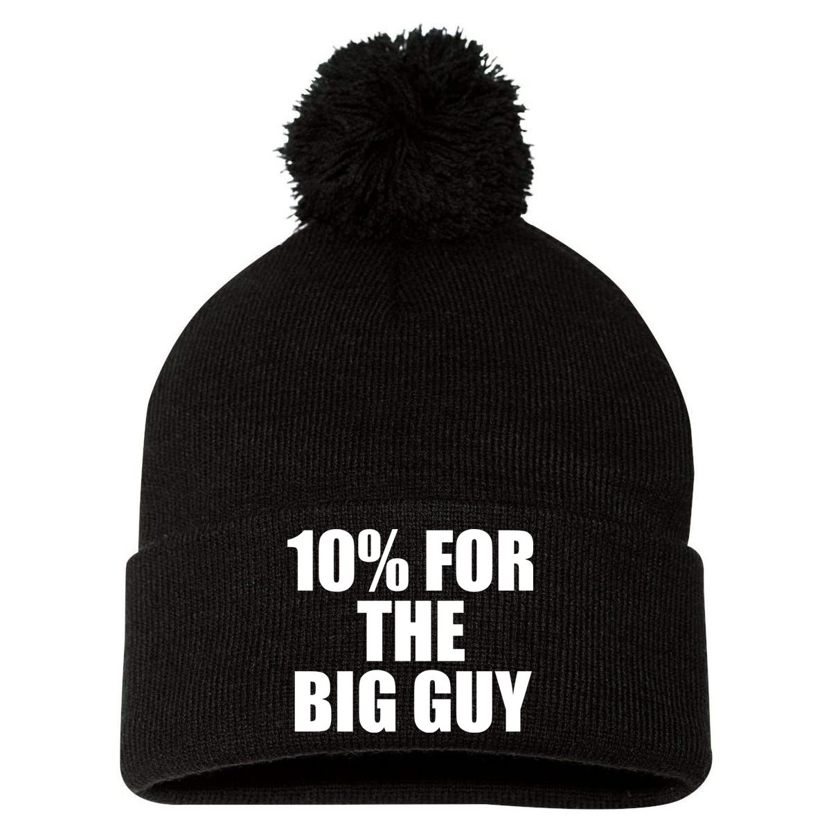 10% For The Big Guy Biden Pom Pom 12in Knit Beanie