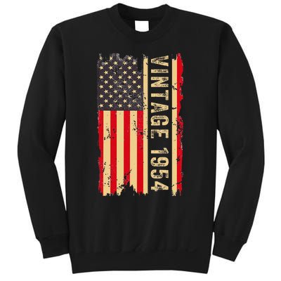 1954 Gifts 70 Years Old American Flag Sweatshirt