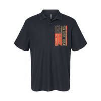 1954 Gifts 70 Years Old American Flag Softstyle Adult Sport Polo