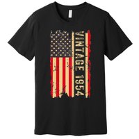 1954 Gifts 70 Years Old American Flag Premium T-Shirt