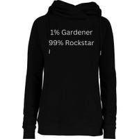 1 Gardening 99 Rockstar Funny Popular Superstar Womens Funnel Neck Pullover Hood