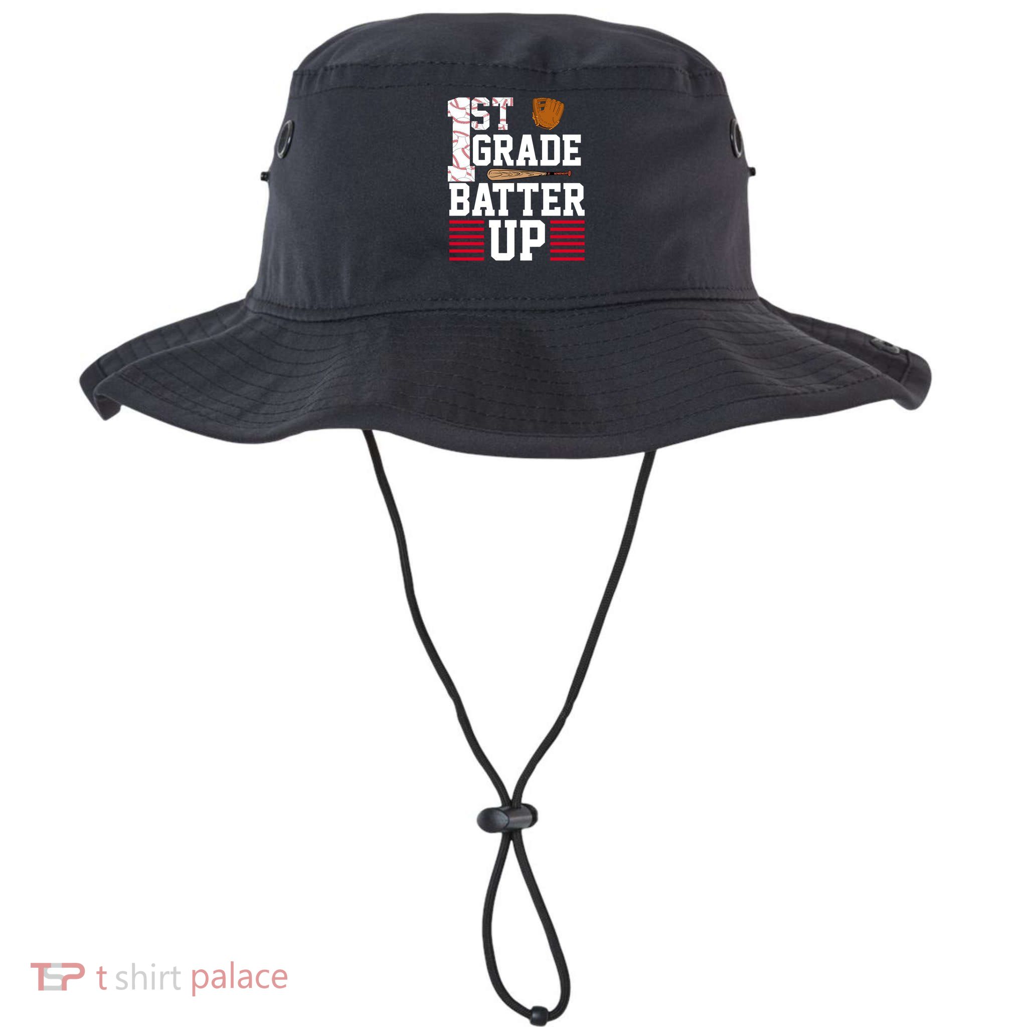 1st Grade Batter Up Bucket Hat