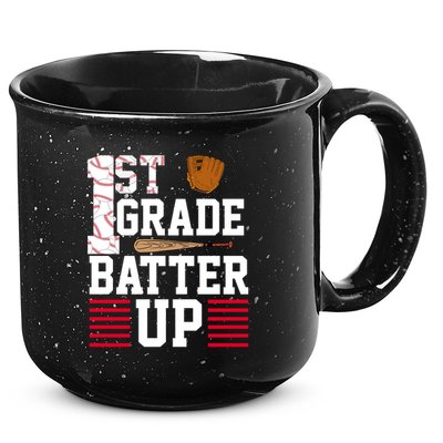 1st Grade Batter Up 15oz Campfire Ceramic Mug