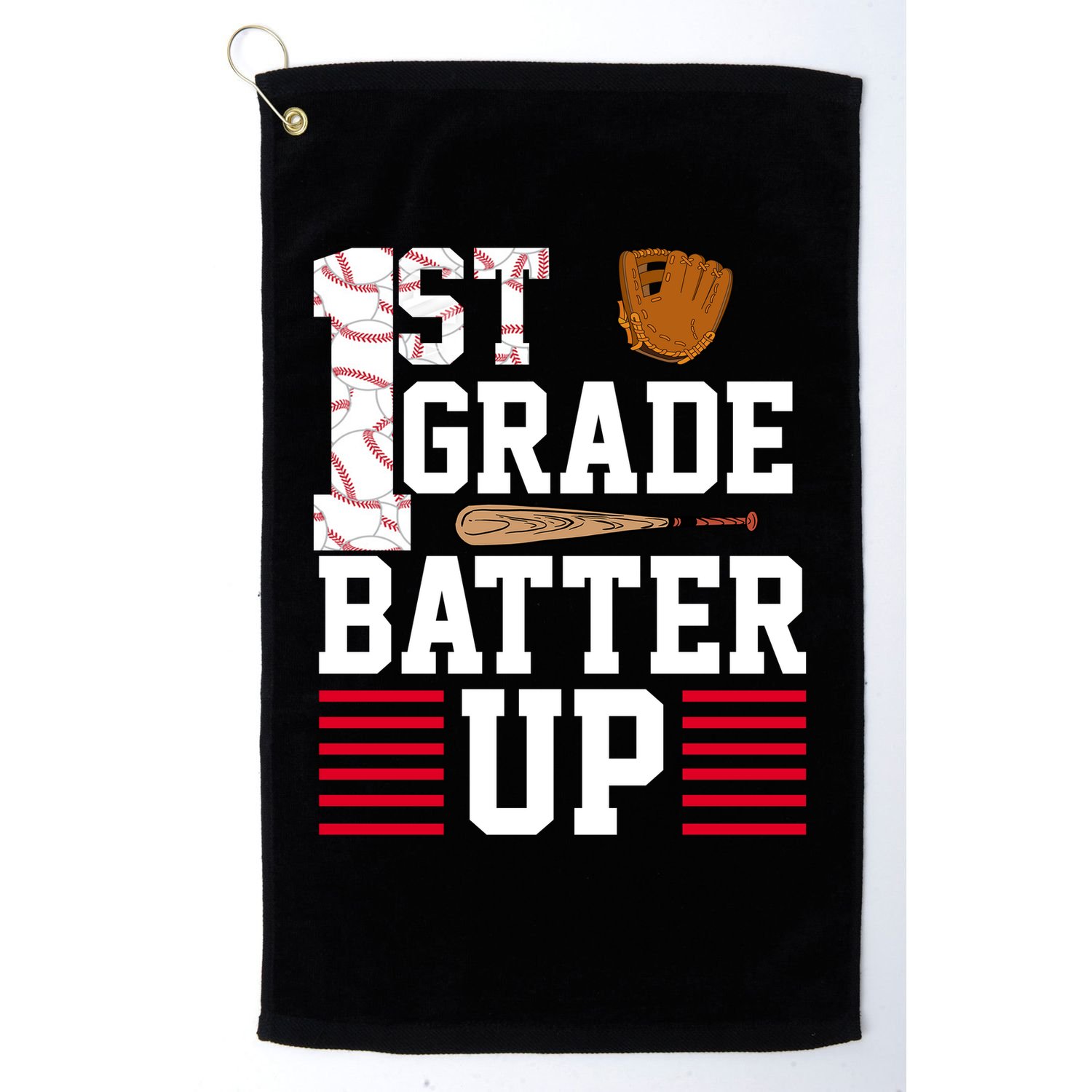 1st Grade Batter Up Golf Towel