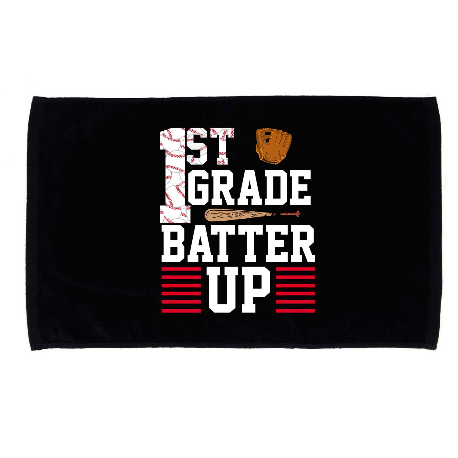 1st Grade Batter Up Microfiber Hand Towel