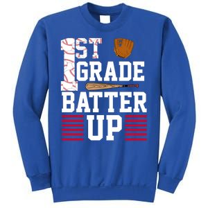 1st Grade Batter Up Sweatshirt