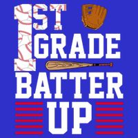 1st Grade Batter Up Baby Bodysuit