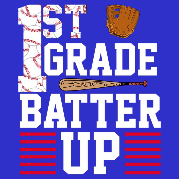 1st Grade Batter Up Baby Bodysuit