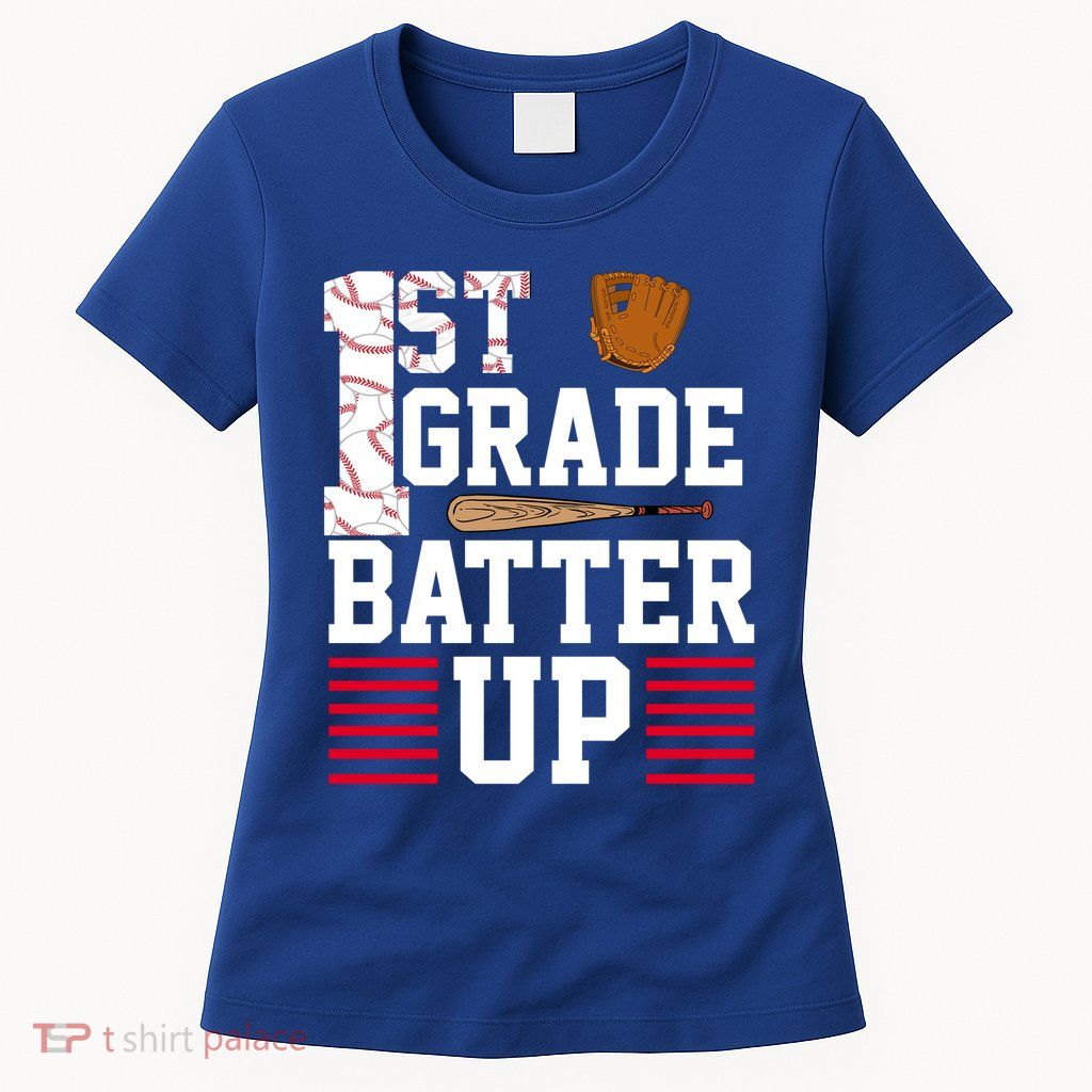 1st Grade Batter Up Women's T-Shirt