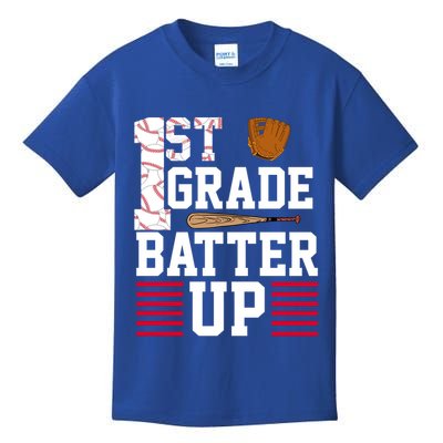 1st Grade Batter Up Kids T-Shirt