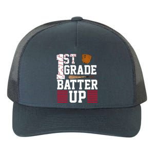 1st Grade Batter Up Yupoong Adult 5-Panel Trucker Hat