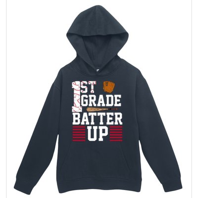 1st Grade Batter Up Urban Pullover Hoodie