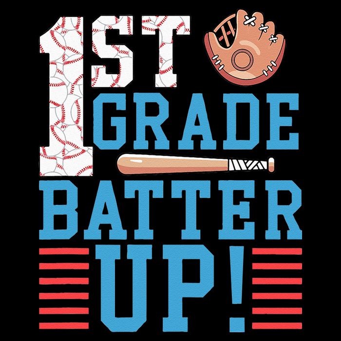 1st Grade Back To School 1st Grade Batter Up Baseball Impact Tech Backpack