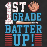 1st Grade Back To School 1st Grade Batter Up Baseball 11oz C Handle Ceramic Mug