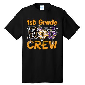 1st Grade Boo Crew Funny Halloween Costume Teacher Student Tall T-Shirt