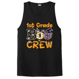 1st Grade Boo Crew Funny Halloween Costume Teacher Student PosiCharge Competitor Tank