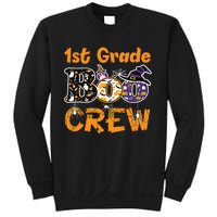 1st Grade Boo Crew Funny Halloween Costume Teacher Student Sweatshirt