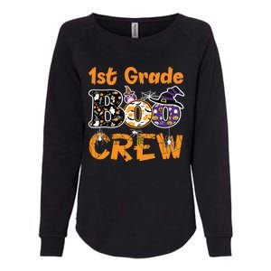 1st Grade Boo Crew Funny Halloween Costume Teacher Student Womens California Wash Sweatshirt