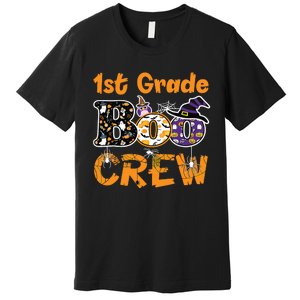 1st Grade Boo Crew Funny Halloween Costume Teacher Student Premium T-Shirt