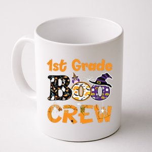 1st Grade Boo Crew Funny Halloween Costume Teacher Student Coffee Mug