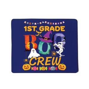 1st Grade Boo Crew Ghost Pumpkin Halloween Teacher Student Mousepad