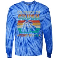 1st Grade Back To School Crush First Grade Monster Truck Boy Cute Gift Tie-Dye Long Sleeve Shirt