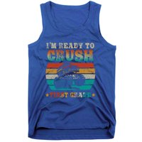 1st Grade Back To School Crush First Grade Monster Truck Boy Cute Gift Tank Top