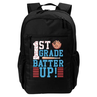 1st Grade Back To School 1st Grade Batter Up Baseball Backpack