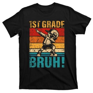 1st Grade Bruh Dabbing Boy First Grade Squad Boy Student T-Shirt