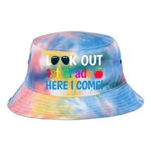 1st Grade Boy Girl Look out 1st Grade Here I Come Tie Dye Newport Bucket Hat