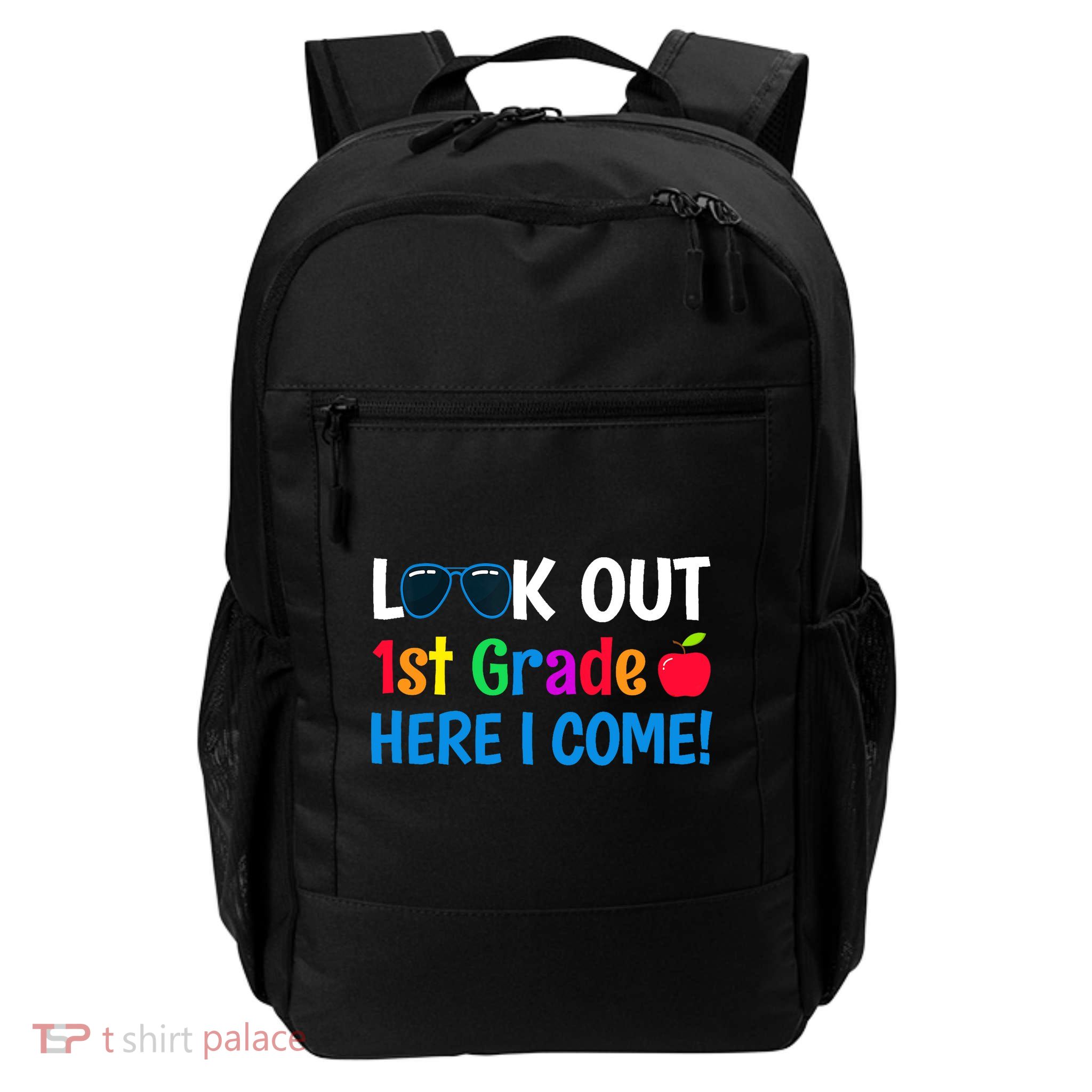 1st Grade Boy Girl Look out 1st Grade Here I Come Backpack