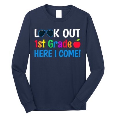 1st Grade Boy Girl Look out 1st Grade Here I Come Long Sleeve Shirt