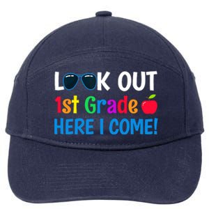 1st Grade Boy Girl Look out 1st Grade Here I Come 7-Panel Snapback Hat