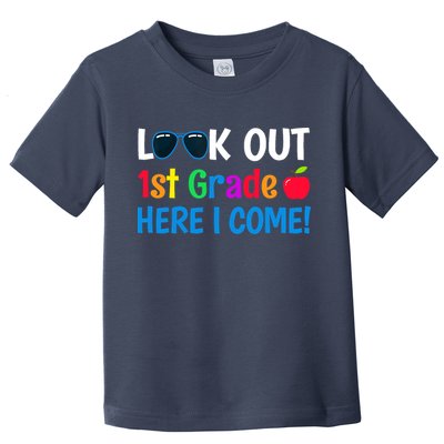 1st Grade Boy Girl Look out 1st Grade Here I Come Toddler T-Shirt