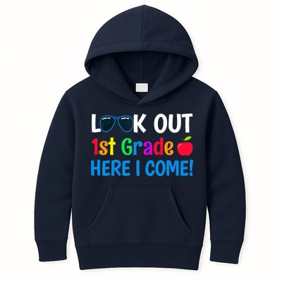 1st Grade Boy Girl Look out 1st Grade Here I Come Kids Hoodie