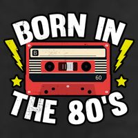 1980 Generation Cassette Retro Party Costume 80S Bro 80S 7 Panel Mesh Trucker Snapback Hat