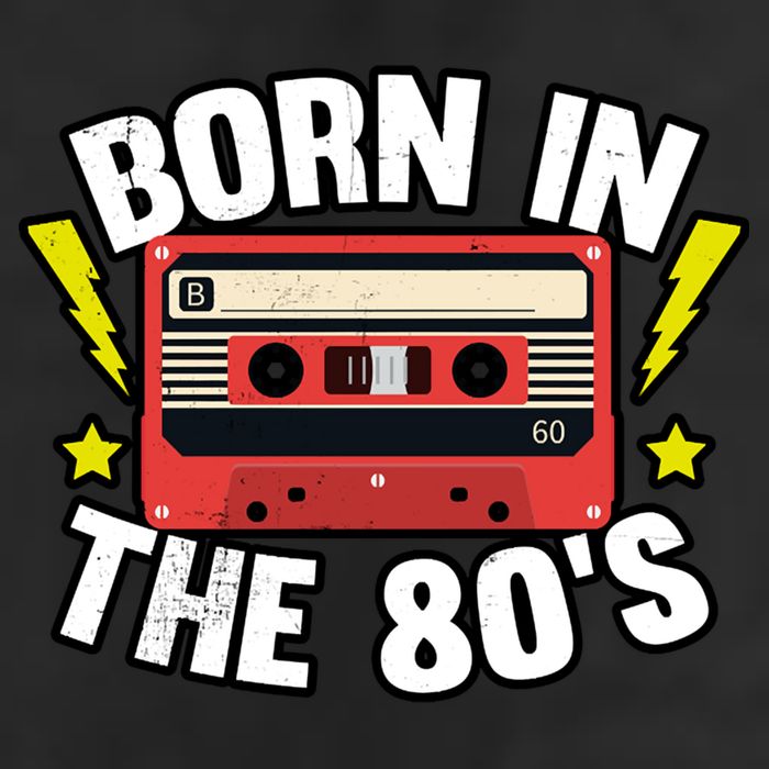 1980 Generation Cassette Retro Party Costume 80S Bro 80S 7 Panel Mesh Trucker Snapback Hat