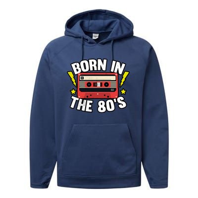 1980 Generation Cassette Retro Party Costume 80S Bro 80S Performance Fleece Hoodie