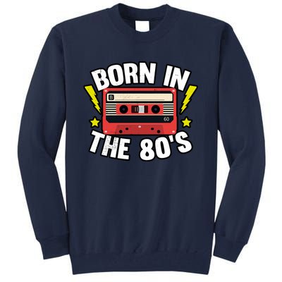 1980 Generation Cassette Retro Party Costume 80S Bro 80S Tall Sweatshirt