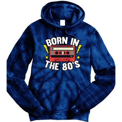 1980 Generation Cassette Retro Party Costume 80S Bro 80S Tie Dye Hoodie