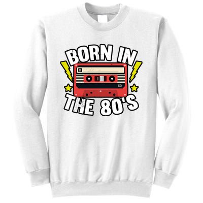 1980 Generation Cassette Retro Party Costume 80S Bro 80S Sweatshirt