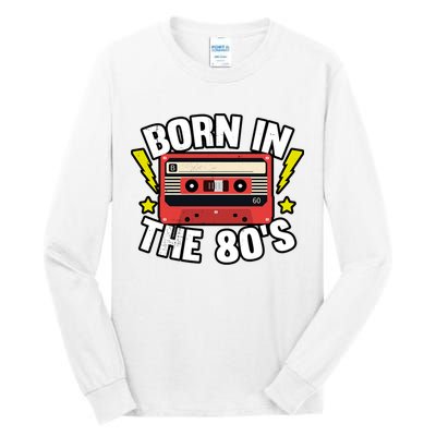 1980 Generation Cassette Retro Party Costume 80S Bro 80S Tall Long Sleeve T-Shirt