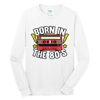 1980 Generation Cassette Retro Party Costume 80S Bro 80S Tall Long Sleeve T-Shirt