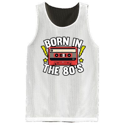 1980 Generation Cassette Retro Party Costume 80S Bro 80S Mesh Reversible Basketball Jersey Tank