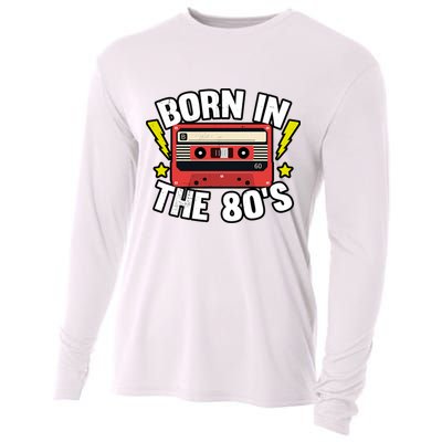 1980 Generation Cassette Retro Party Costume 80S Bro 80S Cooling Performance Long Sleeve Crew