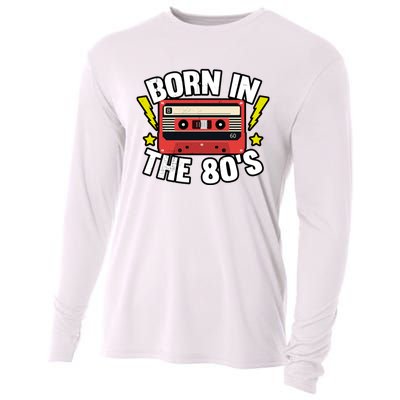 1980 Generation Cassette Retro Party Costume 80S Bro 80S Cooling Performance Long Sleeve Crew