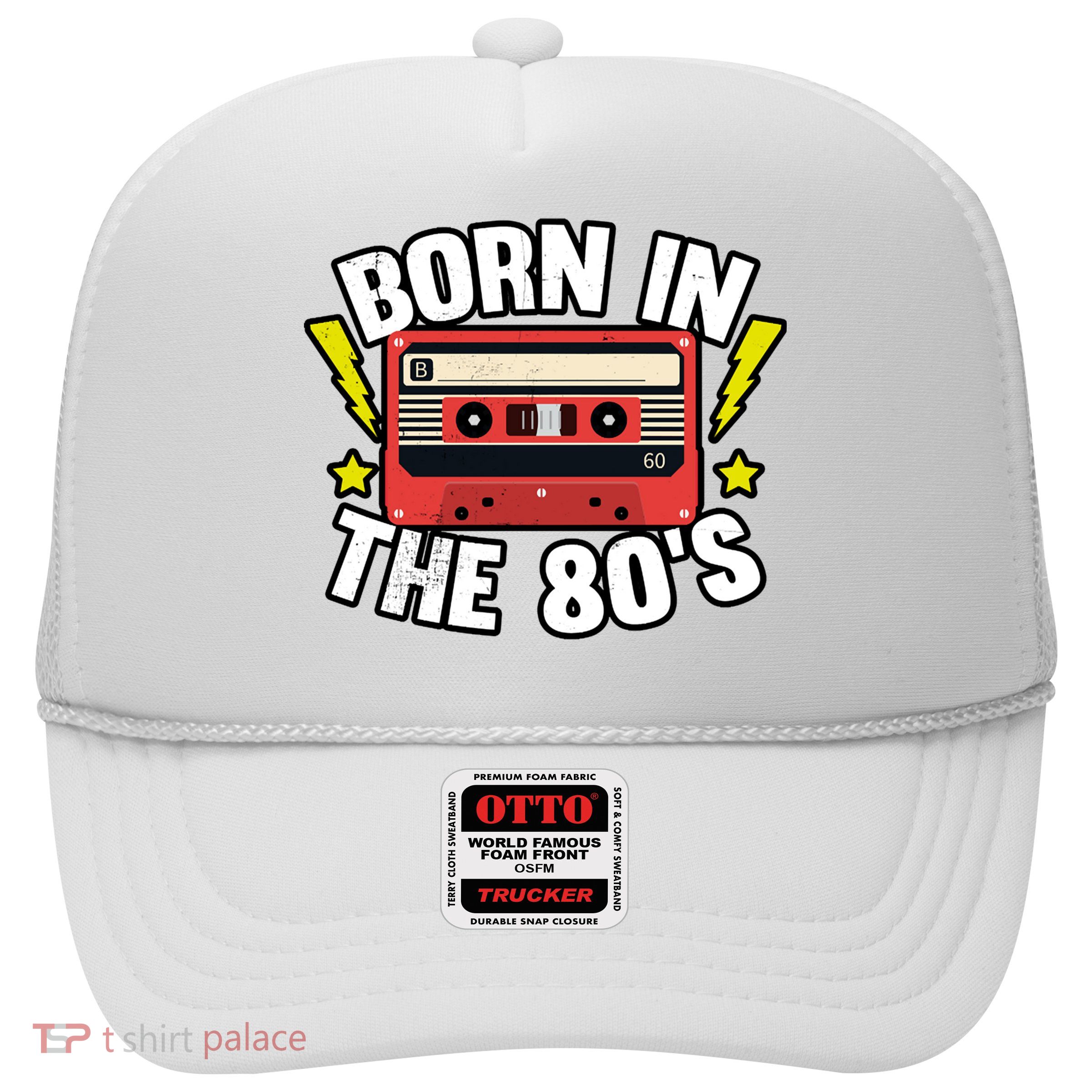 1980 Generation Cassette Retro Party Costume 80S Bro 80S Trucker Hat