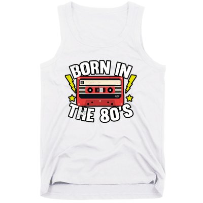 1980 Generation Cassette Retro Party Costume 80S Bro 80S Tank Top