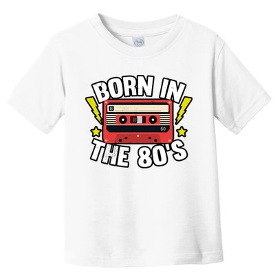 1980 Generation Cassette Retro Party Costume 80S Bro 80S Toddler T-Shirt