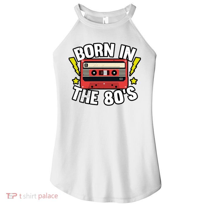 1980 Generation Cassette Retro Party Costume 80S Bro 80S Women's Perfect Tri Rocker Tank